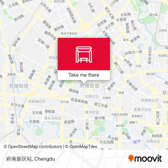 府南新区站 map