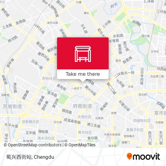 蜀兴西街站 map