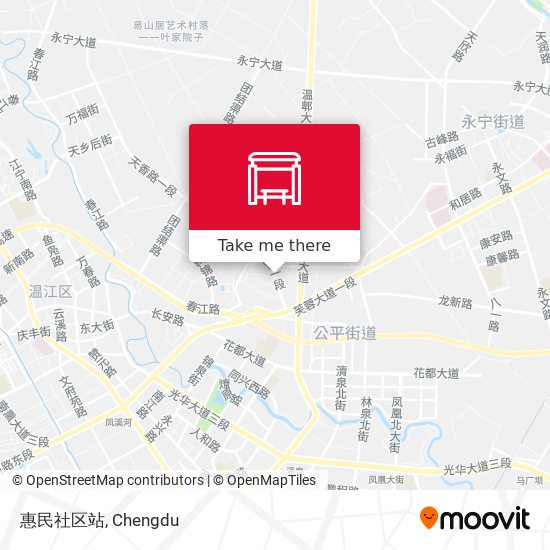 惠民社区站 map