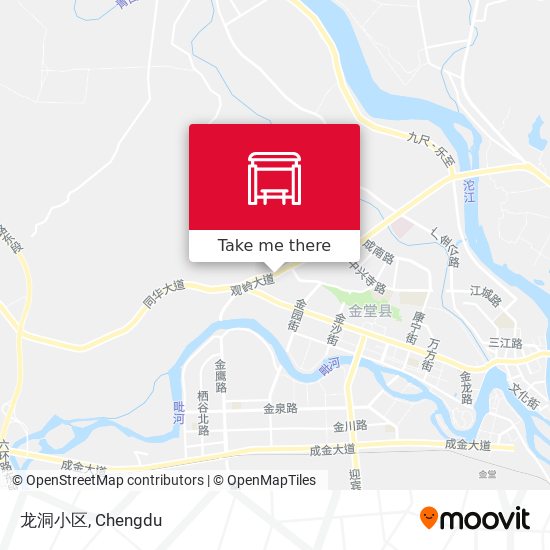 龙洞小区 map
