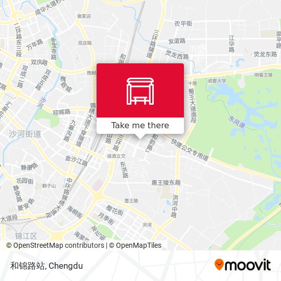 和锦路站 map