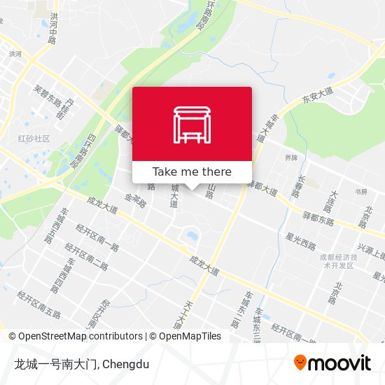 龙城一号南大门 map