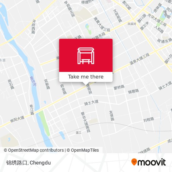 锦绣路口 map