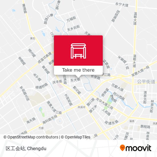区工会站 map