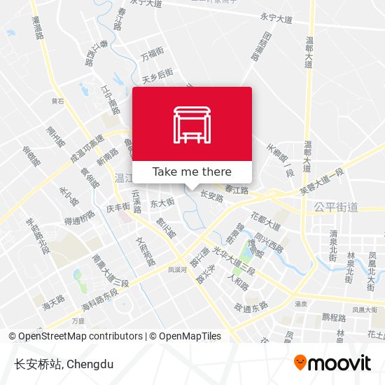 长安桥站 map
