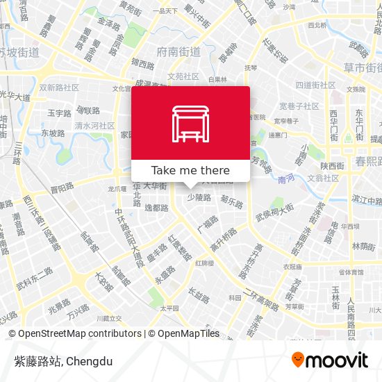 紫藤路站 map