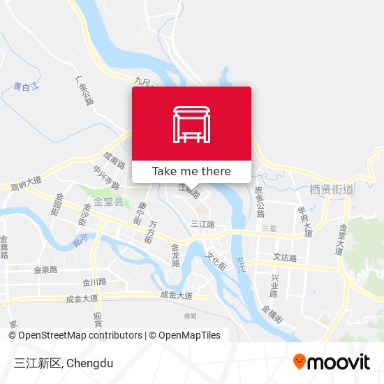 三江新区 map