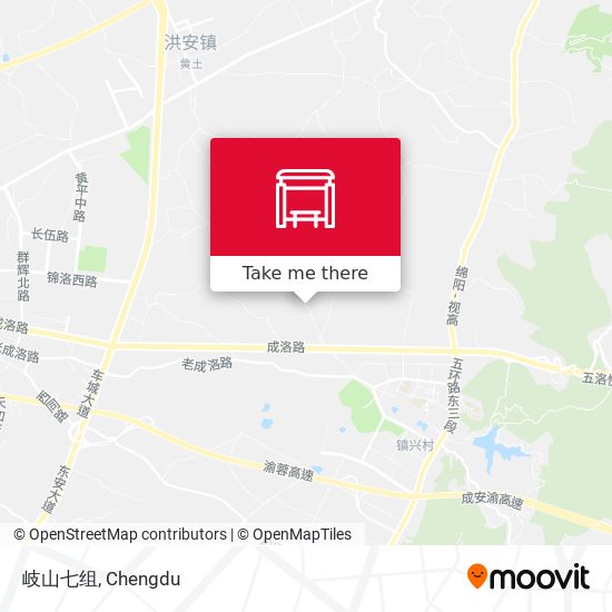 岐山七组 map