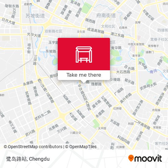 鹭岛路站 map
