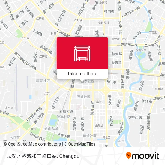 成汉北路盛和二路口站 map