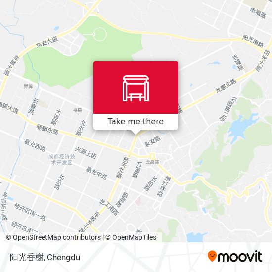 阳光香榭 map