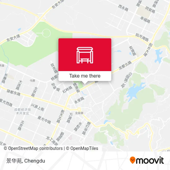 景华苑 map
