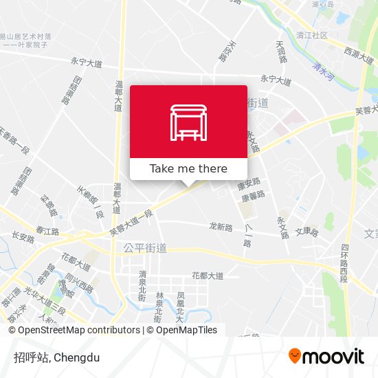 招呼站 map