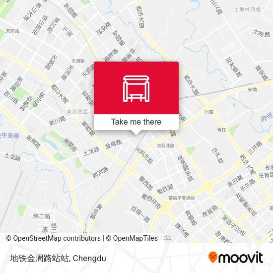地铁金周路站站 map