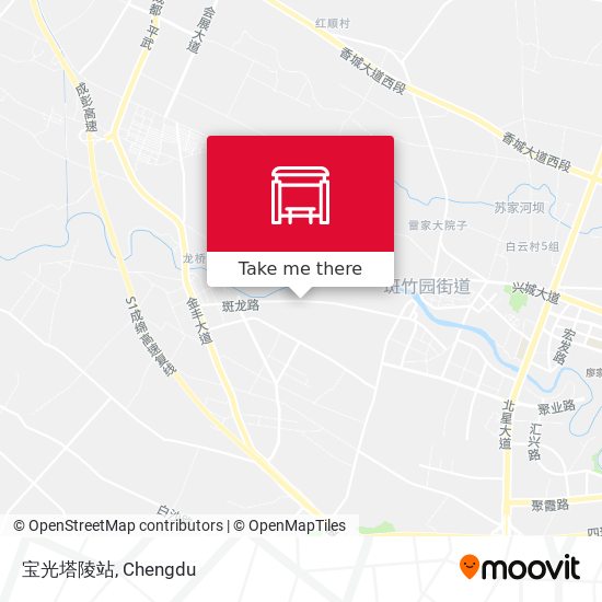 宝光塔陵站 map