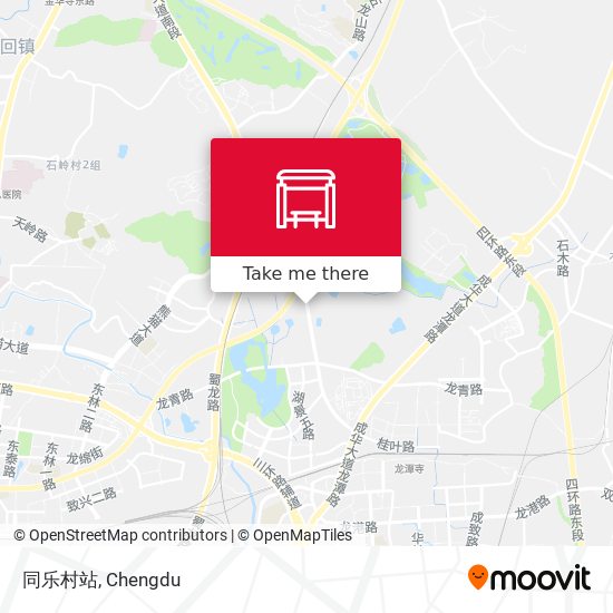 同乐村站 map