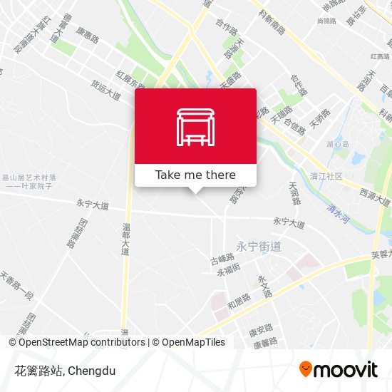 花篱路站 map