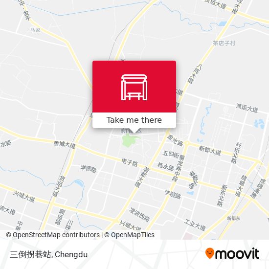 三倒拐巷站 map