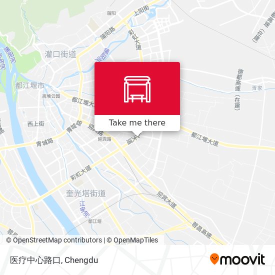医疗中心路口 map