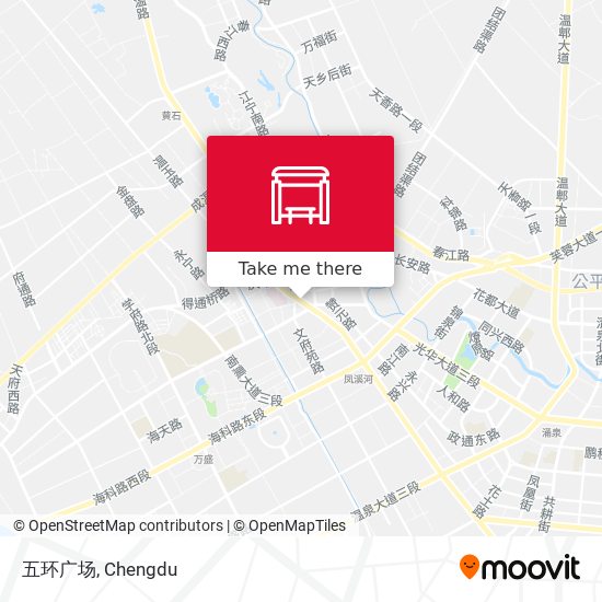 五环广场 map