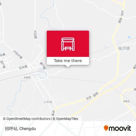 招呼站 map
