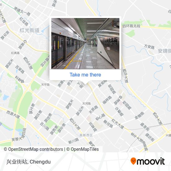 兴业街站 map