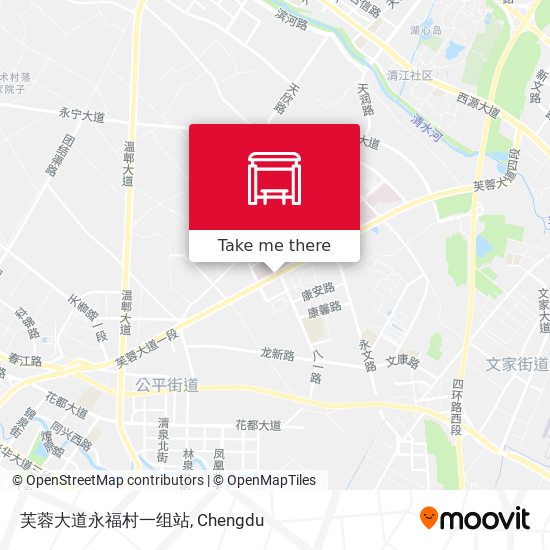 芙蓉大道永福村一组站 map