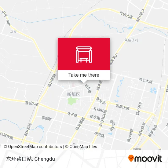东环路口站 map