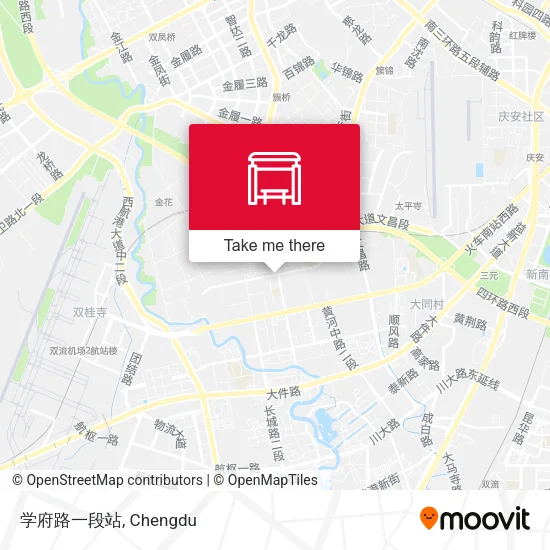 学府路一段站 map