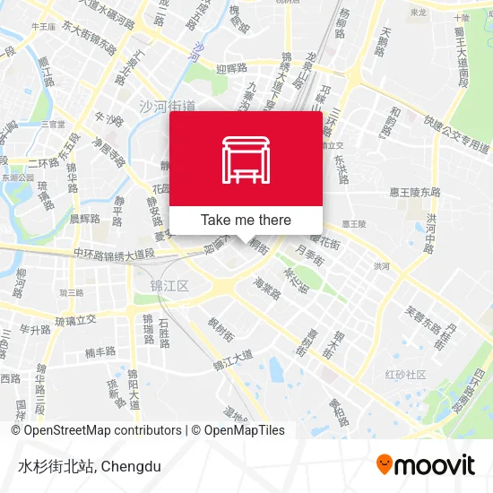 水杉街北站 map