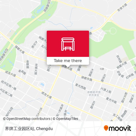界牌工业园区站 map