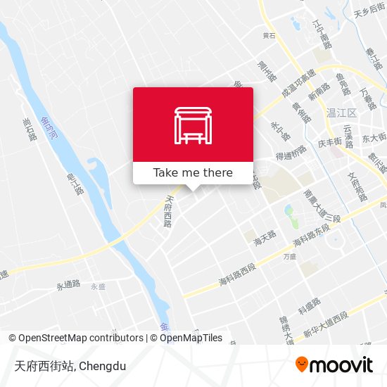 天府西街站 map