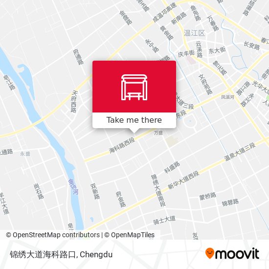 锦绣大道海科路口 map