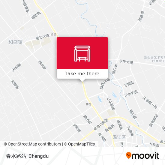 春水路站 map