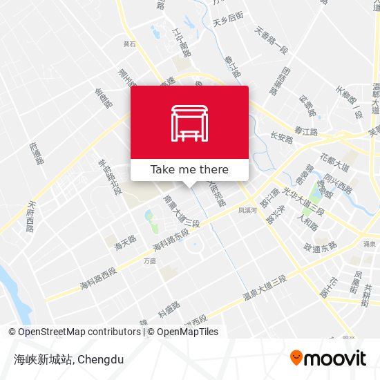 海峡新城站 map
