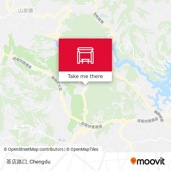茶店路口 map