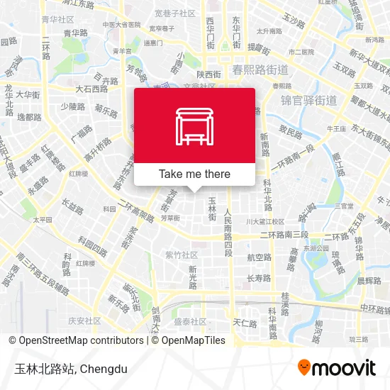 玉林北路站 map