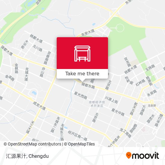 汇源果汁 map