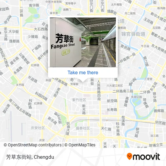 芳草东街站 map