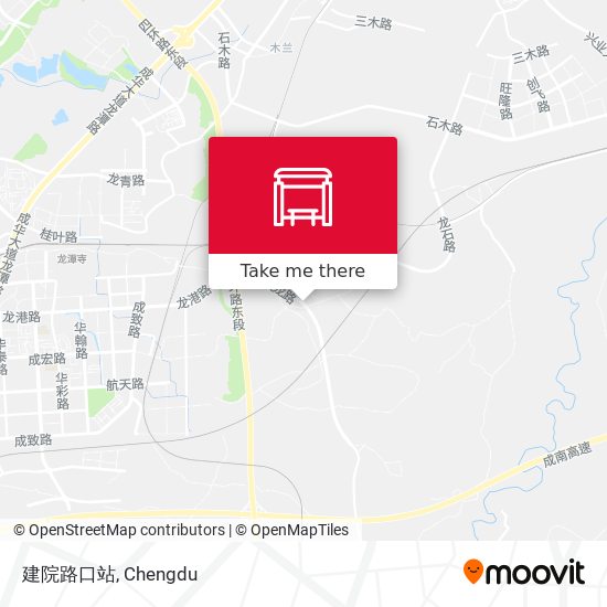 建院路口站 map