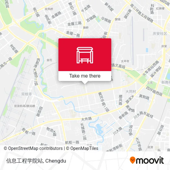 信息工程学院站 map