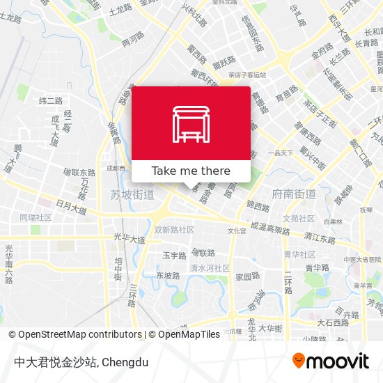 中大君悦金沙站 map
