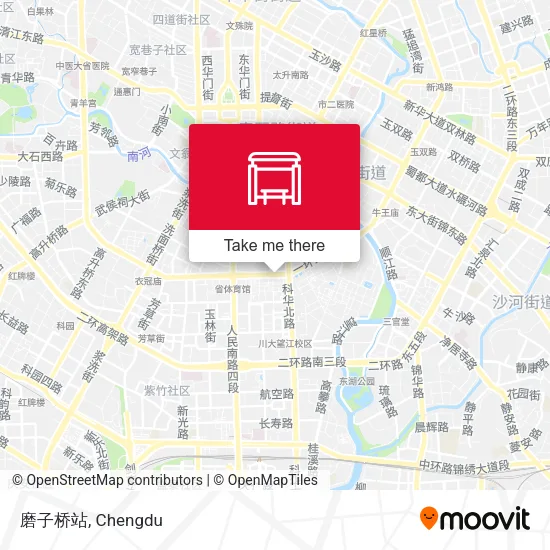 磨子桥站 map