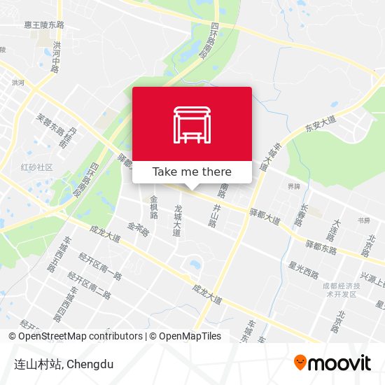 连山村站 map