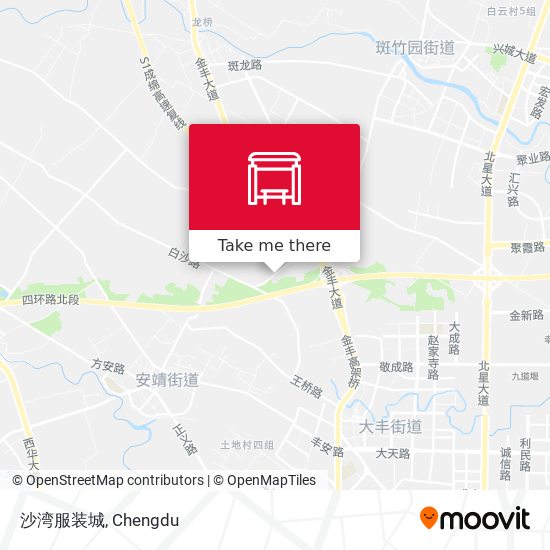 沙湾服装城 map