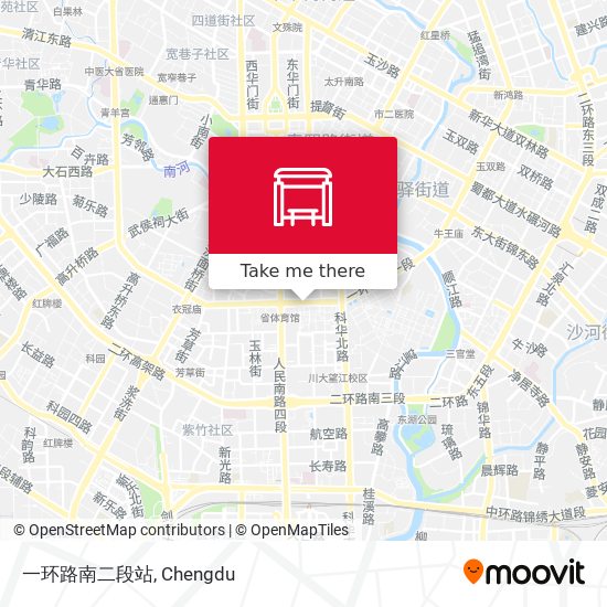 一环路南二段站 map