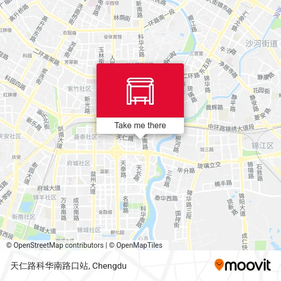 天仁路科华南路口站 map
