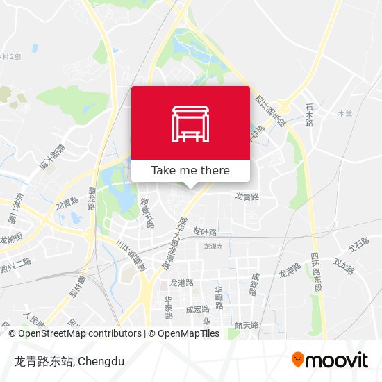 龙青路东站 map