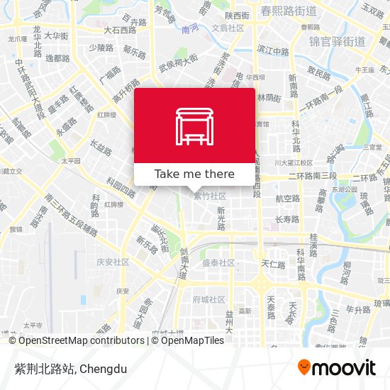 紫荆北路站 map