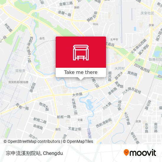 宗申流溪别院站 map